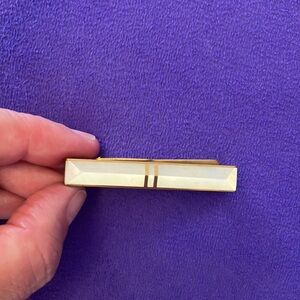 Vintage mother of pearl tie clip made in Austria